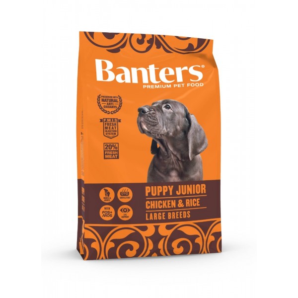 Banters Puppy Junior Large Breed Chicken And Rice 3kg