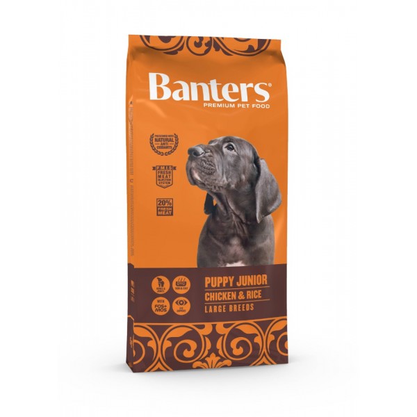 Banters Puppy Junior Large Breed Chicken And Rice 15kg
