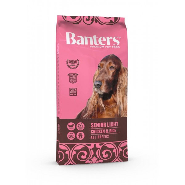 Banters Senior Light Chicken And Rice 15kg