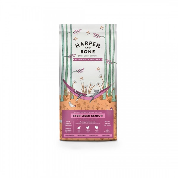 Harper And Bone Senior Sterilised Cat Flavours Of The Farm 2kg