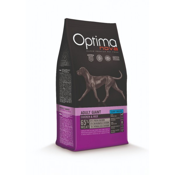 Optima Nova Adult Giant Chicken and Rice 12kg