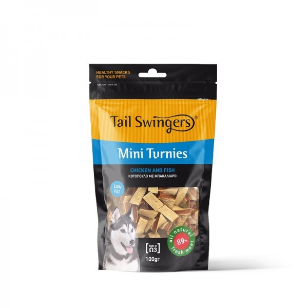 Tailswingers Mini Turnies Chicken And Fish 100gr