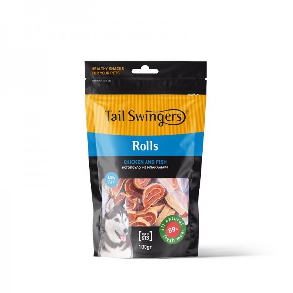 Tailswingers Rolls Chicken And Fish 100gr