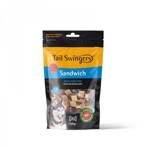 Tailswingers  Sandwich Duck And Fish 100gr