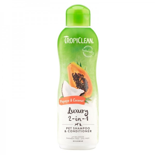 Tropiclean Luxury 2 In 1 Shampoo & Conditioner  592ml