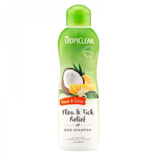 Tropiclean Flea & Tick Relief Shampoo  592ml