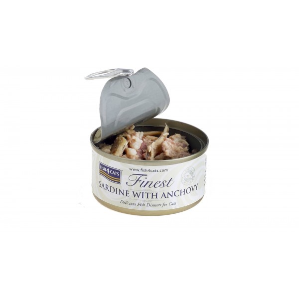 Fish4Cats Sardine With Anchovy 70gr