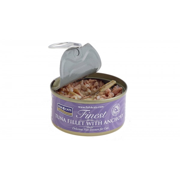 Fish4Cats Tuna Fillet With Anchovy 70gr