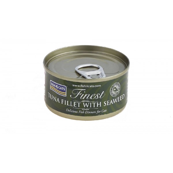 Fish4Cats Tuna Fillet With Seaweed 70gr