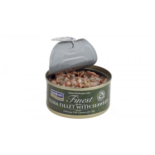 Fish4Cats Tuna Fillet With Seaweed 70gr