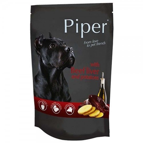 Piper Adult  Συκώτι Βοδινού  & Πατάτα Pouch 500gr